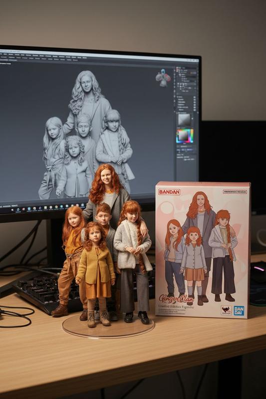 A family, 1/7 scale