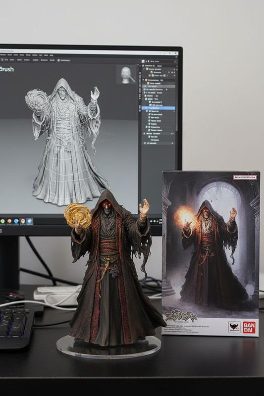 A wizard figurine