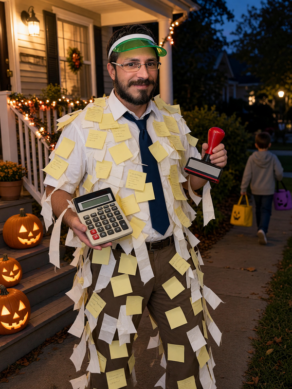Tax Season Survivor, officially writing off every piece of Halloween candy as a business expense!